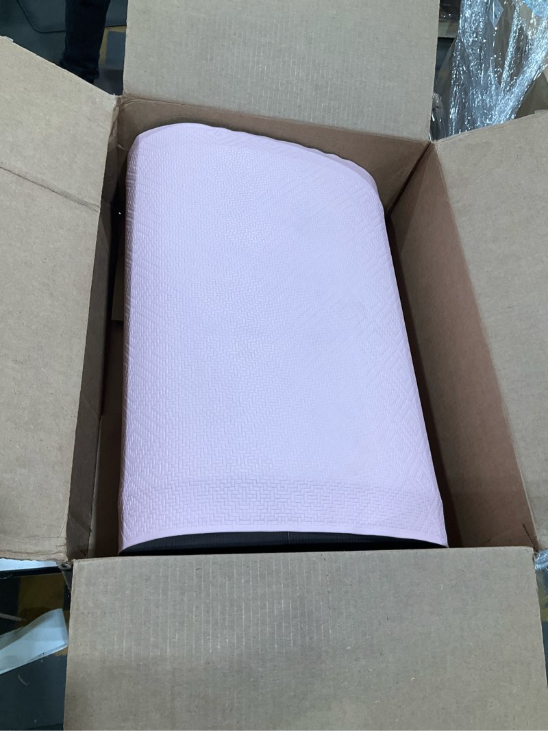 Condition photo showing Good Condition for ophanie kitchen mats for floor, 3/4 inch thick, kitchen rugs, 20''x39'' anti fatigue standing cushioned mat, waterproof,comfort ergonomic mat for office, home, sink, pink non-slip bottom pink 39"l x 20"w x 0.8"th