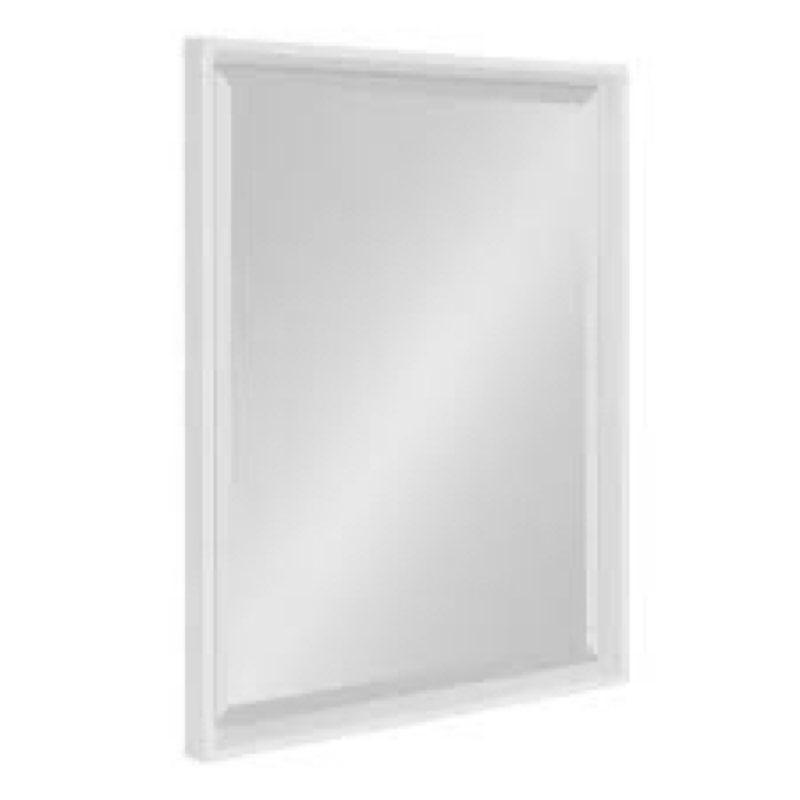 Beveled Framed Mirror 16x20 FPS-BF-1620W  Beveled PS1620 White