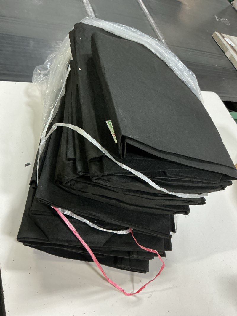 Condition photo showing Good Condition for gardzen 10-pack 20 gallon grow bags, aeration fabric pots with handles black 20 gallons