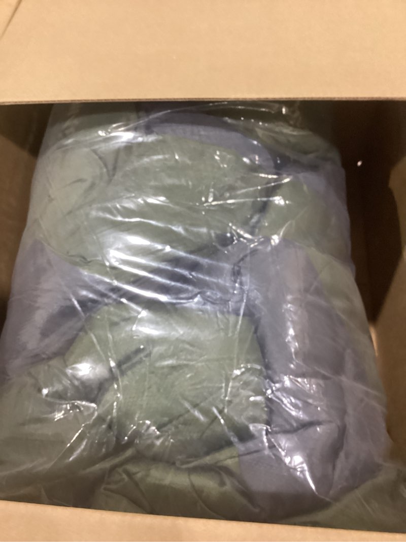 Condition photo showing Good Condition for MalloMe Sleeping Bags for Adults Cold Weather & Warm - Backpacking Camping Sleeping Bag for Kids 10-12, Girls, Boys - Lightweight Compact Camping Essentials Gear Accessories Hiking Sleep Must Haves Forest Green XL Winter 0-45° F