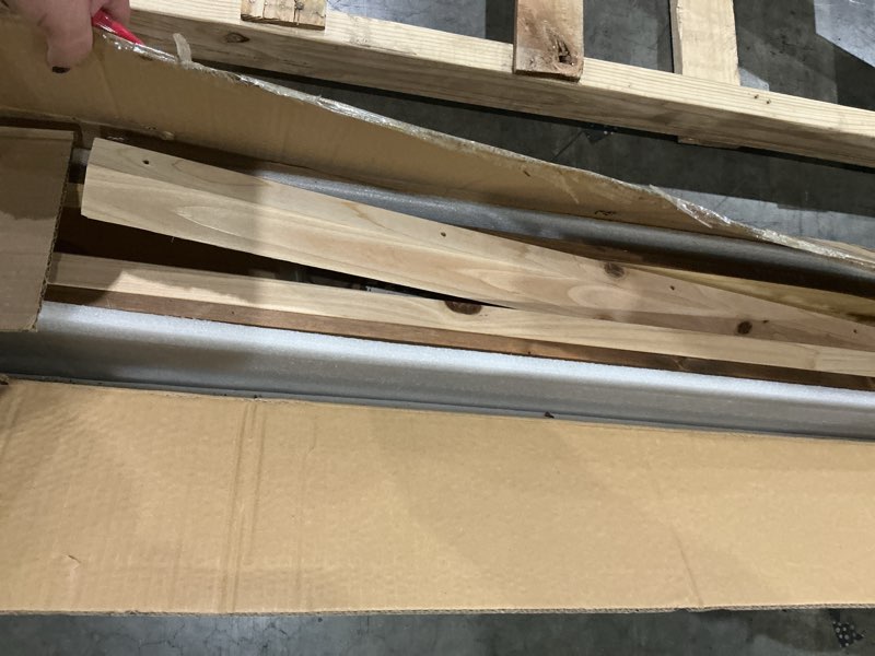 Condition photo showing New/Like New for fireplace mantle shelf - 60×8×5inch handcrafted wall floating mantel shelf for over fireplace - rustic traditional wooden fireplace mantels with invisible heavy duty wood bracket darkwalnut 60×8×5"