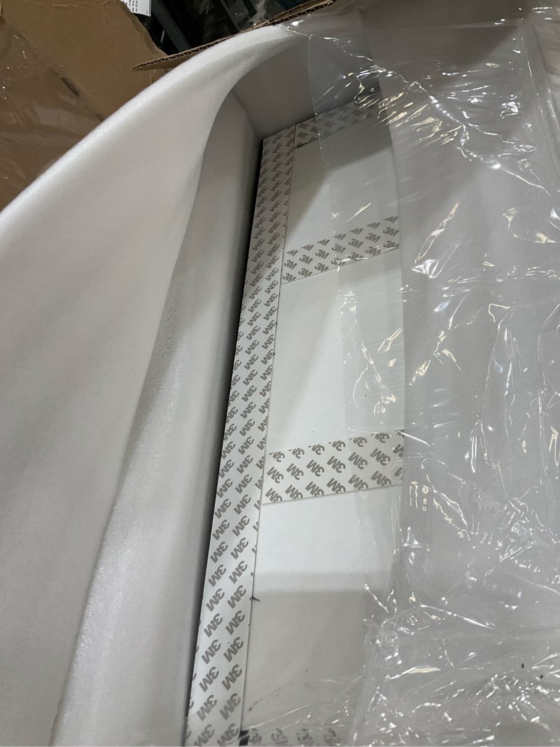 Condition photo showing Good Condition for Olanglab Fiberglass Acoustic Wall Panels 4 Pack, 11.8'' x 23.6'' Sound Panels, Fabric Wrapped Sound Proof Panels for Walls (Black) 12x24 4Pack Black