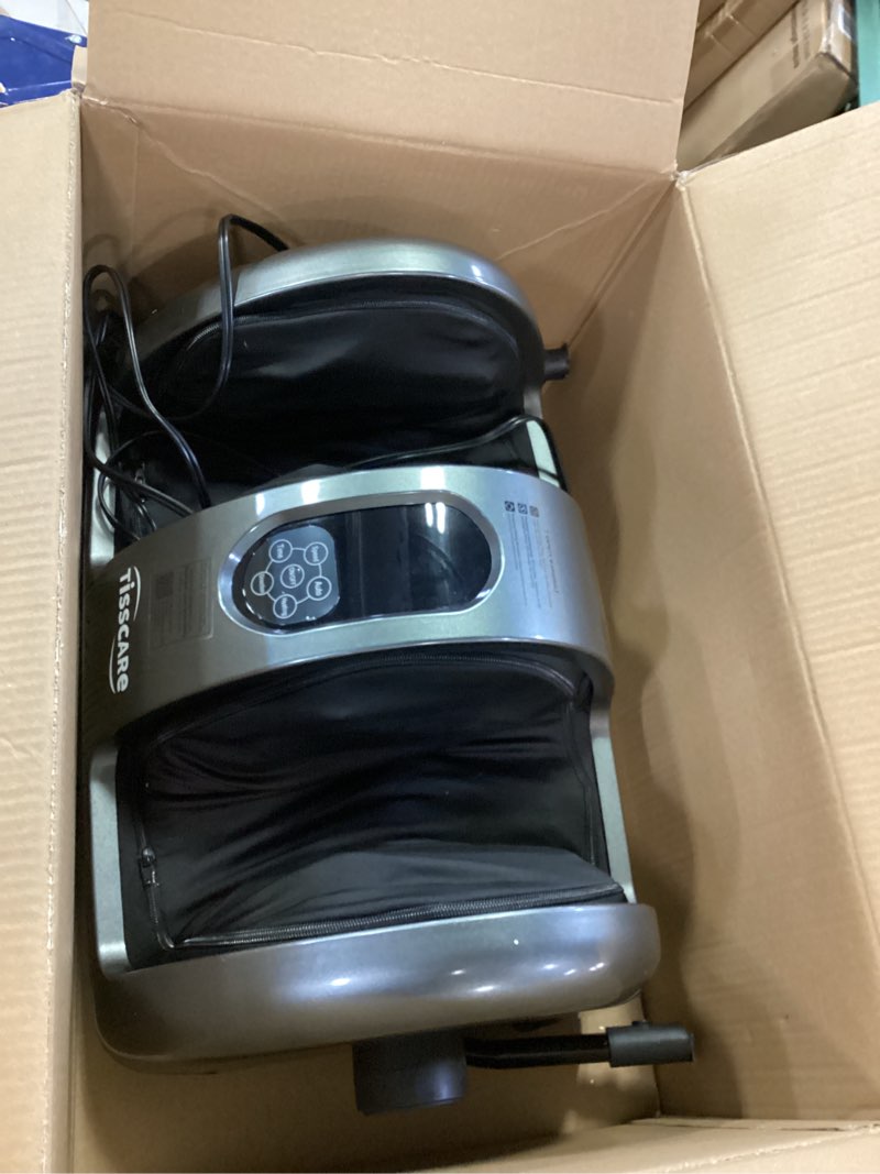 Condition photo showing Good Condition for TISSCARE Shiatsu Foot Massager with Heat, FSA Eligible HSA Foot Massager for Plantar Fasciitis, Neuropathy, Circulation and Pain Relief, Massage Feet at Home/Office, Gift for Men and Women 2026 New Upgraded,gray