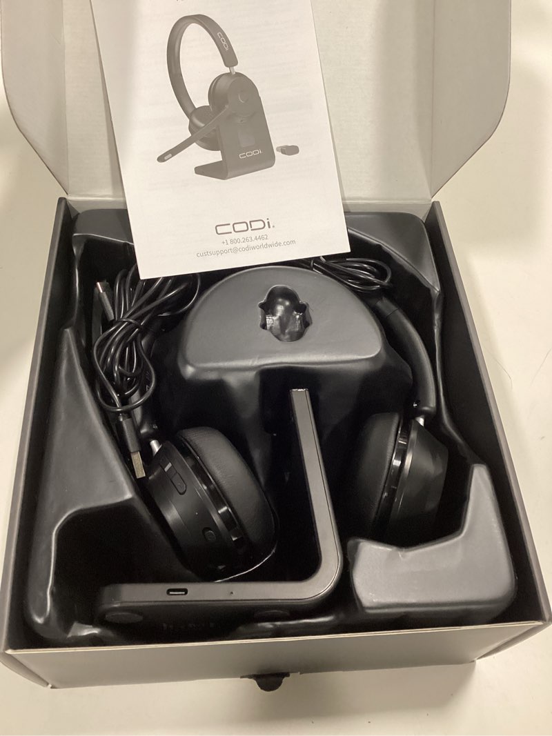 Condition photo showing Good Condition for CODi Bluetooth Wireless Dual Ear Stereo Headset w/ENC Microphone