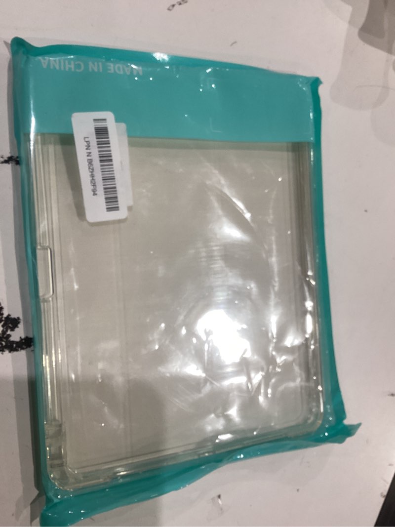Condition photo showing As Is for case for ipad pro 11 inch 4th/3rd/2nd generation with pencil holder,support 2nd gen pencil charging, auto wake auto,2 in 1 removable transparent back case for ipad pro 11 (2022/2021/2020),beige clear back case beige