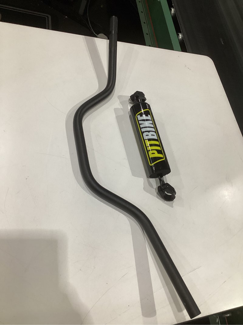 Condition photo showing Good Condition for 7/8" pit bike handlebars with foam pad – motorcycle handlebars for crf yzf kxf klx rmz drz dirt bikes, atv, quad, e-bike mods,t6 aluminum 7/8 motorcycle handlebar upgrade (black)
