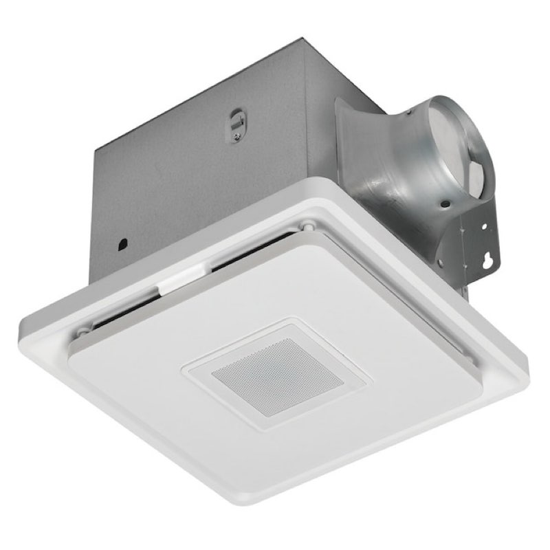 Homewerks 7130-13-BT White Decorative LED, Bluetooth Bathroom Exhaust Fan NEW 