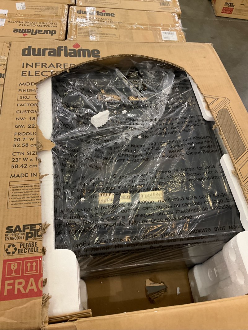 Condition photo showing New/Like New for duraflame Infrared Quartz Electiric Stove Heater - DFI-591-01 - Black