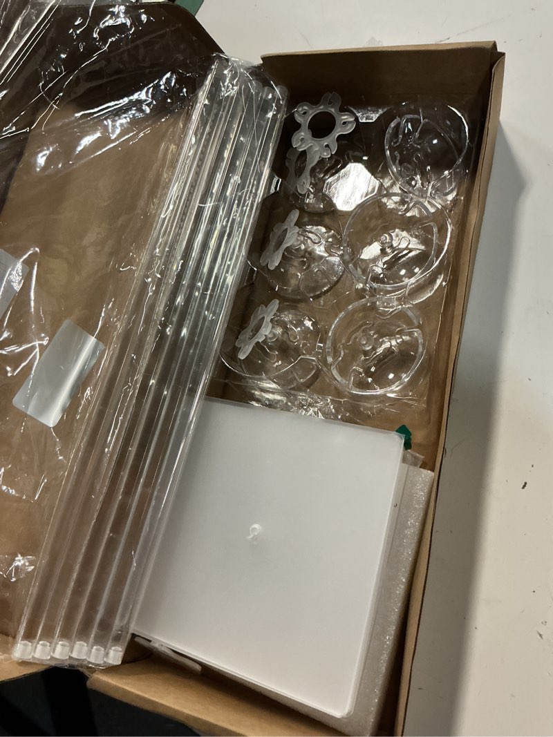 Condition photo showing Good Condition for 6 pack clear acrylic balloon stand kit, 15.75 inch reusable balloon sticks holder with base perfect for tabletop centerpiece party event decorations (15.75" 6 pack)