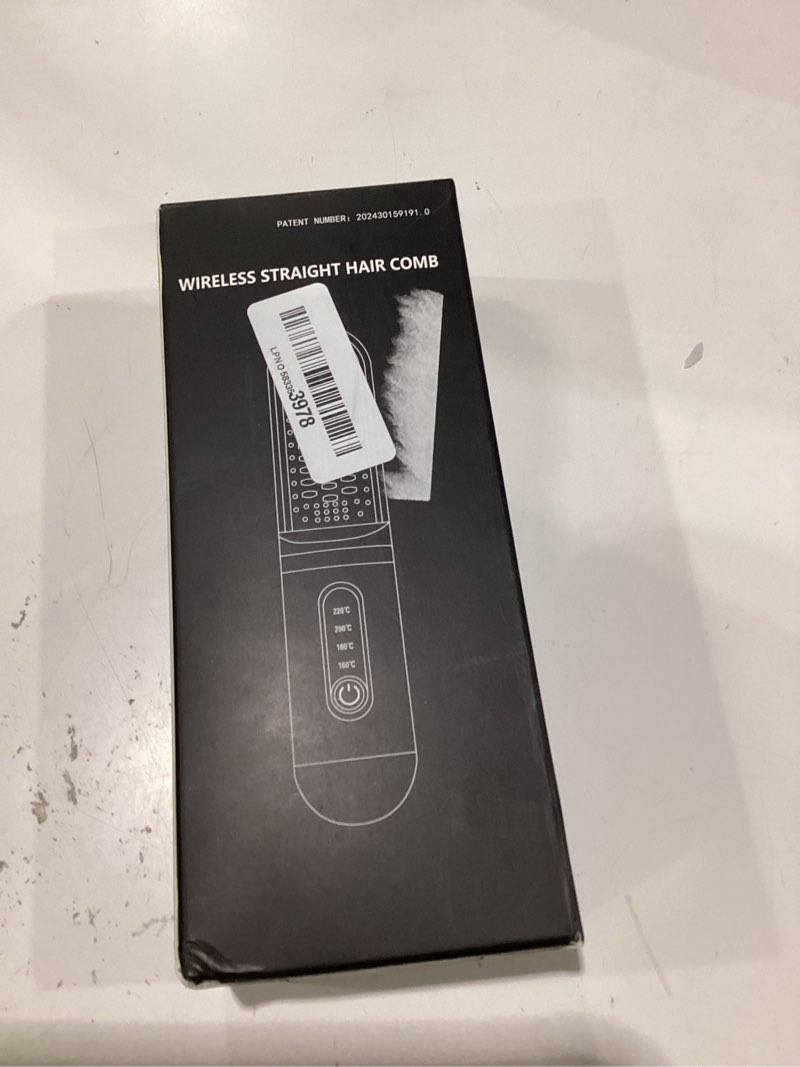 Condition photo showing As Is for wireless straight hair comb