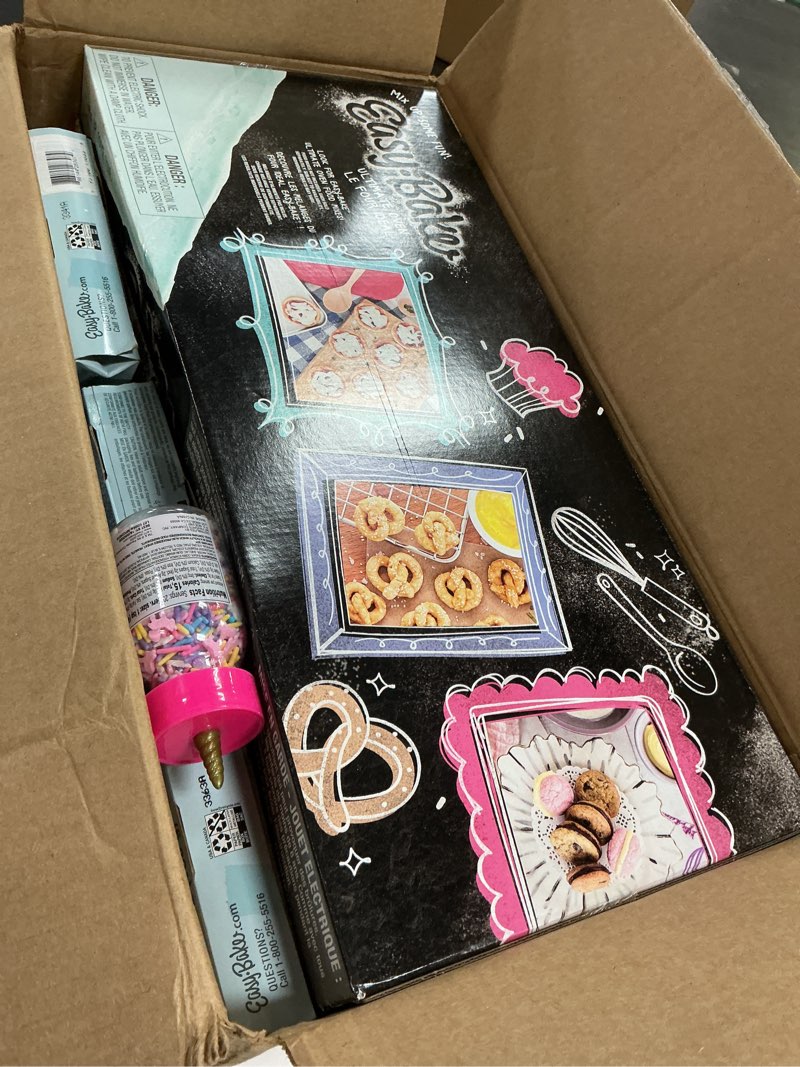 Condition photo showing New/Like New for Miracle Play Easy Bake Oven Easy Bake Ultimate Oven Baking Bundle (Oven + 5 Mixes + Rainbow Sprinkles) Gift Set for Kids 8yrs and Up