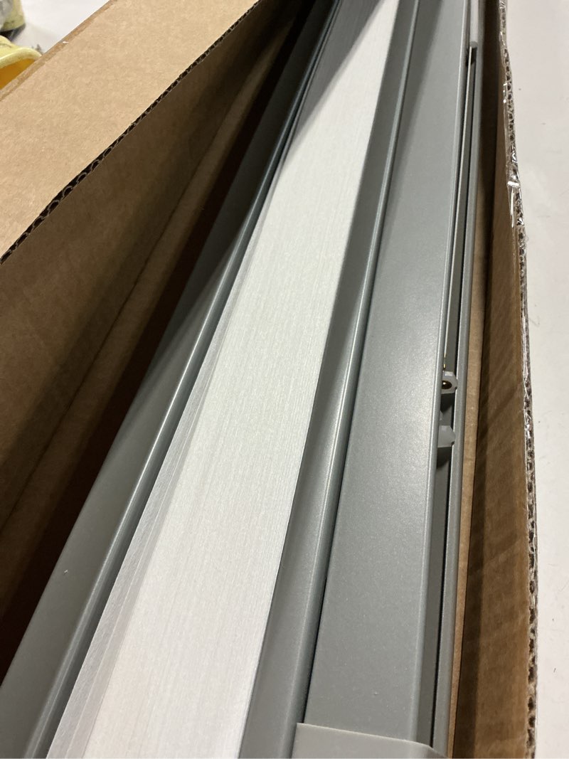 Condition photo showing Good Condition for lazblinds upgraded top down bottom up (tdbu) honeycomb blinds, no drill no tools easy install cordless cellular shades for windows 38" w x 64" h, dove grey - light filtering light filtering - dove grey 38"w x 64"h
