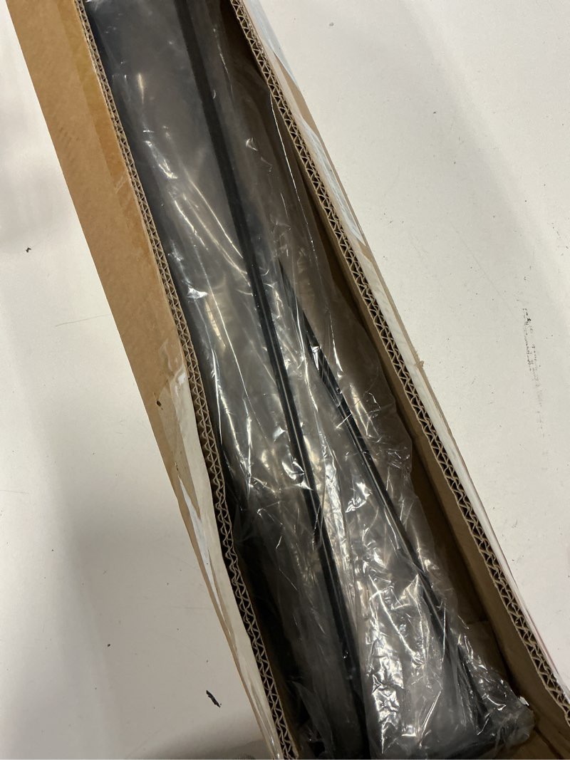 Condition photo showing As Is for msobaiw hairpin legs 28 inch set of 4, diy metal table furniture legs ideal for dining table, desk, 3/8" diameter mid century modern style (71 cm, black) 28'' black