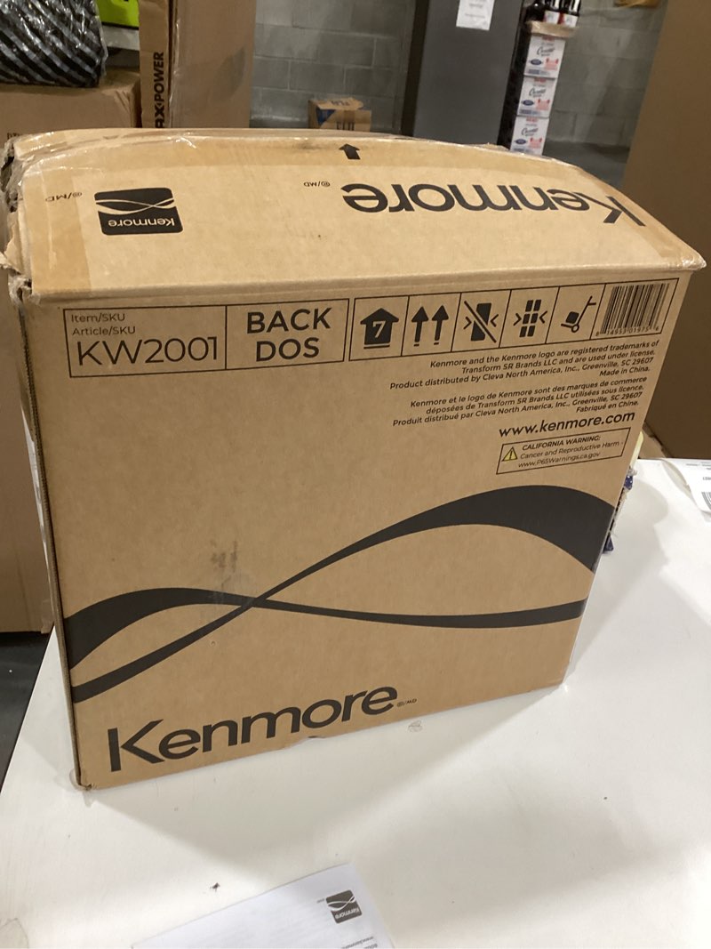 Condition photo showing New/Like New for kenmore kw2001