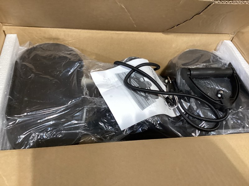 Condition photo showing As Is for rock stepper side to side,rock stepper,rock stepper machine for exercise at home- with digital display,fitness stepper for arms,legs & glutes,rock stepper for home,apartment and office black/grey