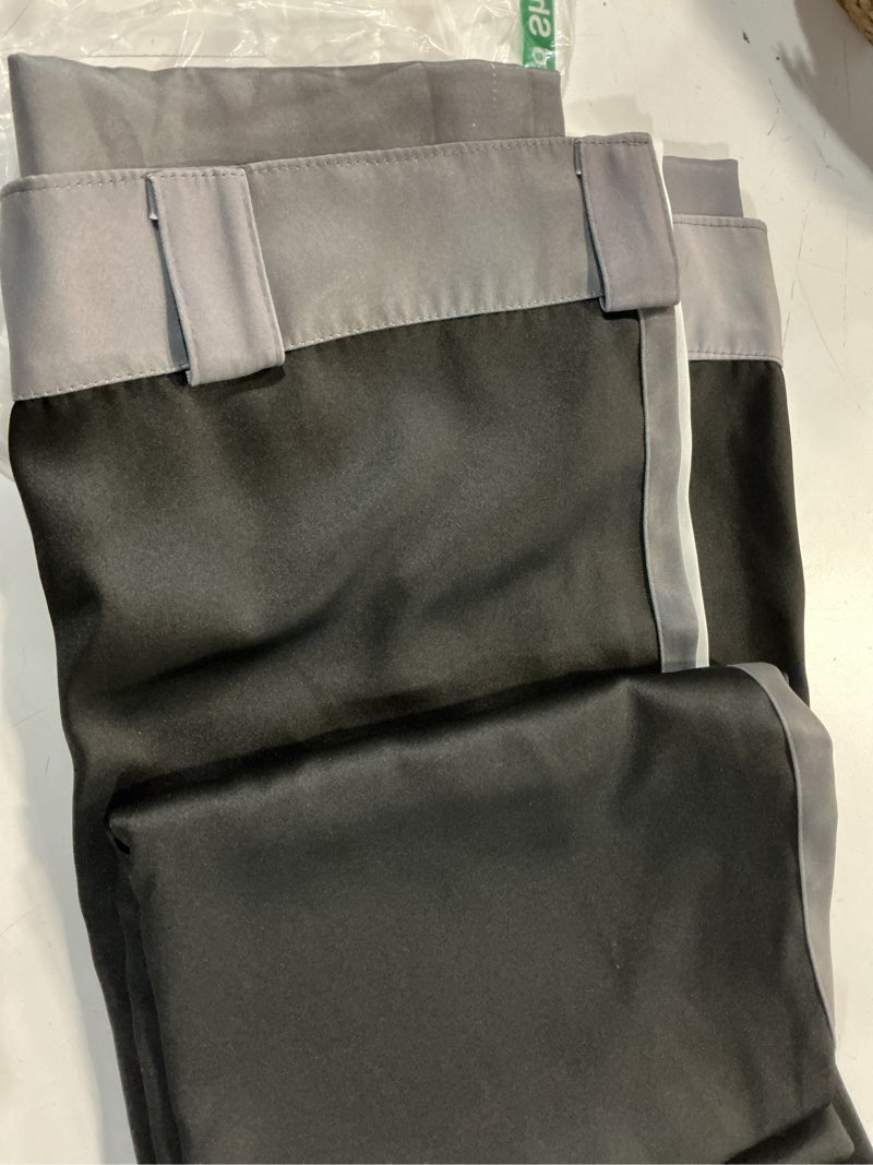 Condition photo showing New/Like New for vangao black ombre 100% blackout kids curtains 96 inch long for living room bedroom gradient room darkening thermal insulated light blocking drapes back tab window soundproof curtain panel, 2 panels 52"w x 96"l (pack of 2) ombre black