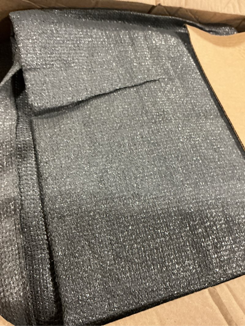 Condition photo showing Good Condition for sunny guard sun shade sail 16' x 16' rectangle dark grey uv block sunshade for backyard yard deck patio garden outdoor activities and facility(we make custom size) 1 6' x 1 6' dark grey