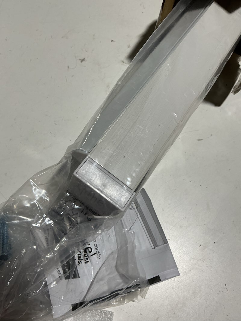 Condition photo showing Good Condition for lazblinds cordless french door blinds, no drill roll up zebra blinds for doors, light control day and night sheer shades for front door patio sidelight glass door, 26.8'' w x 70'' l, white white 26.8" w x 70" l(fabric: 25" x 70" )