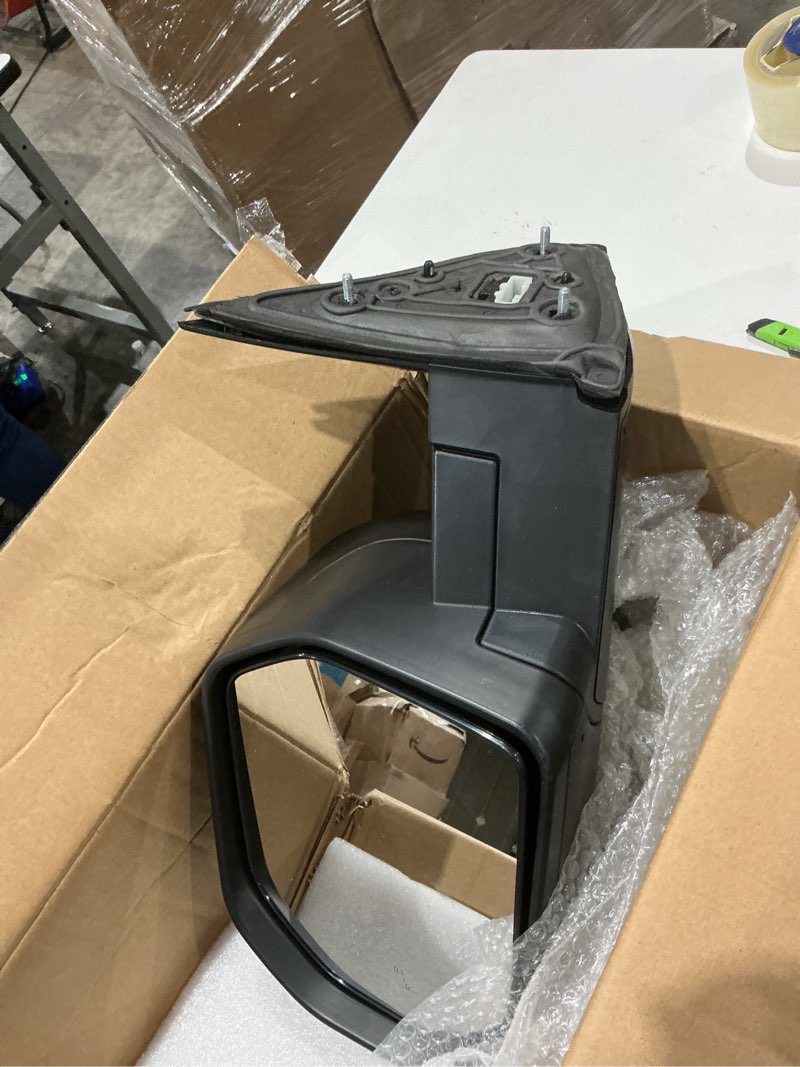 Condition photo showing As Is for 2011-2014 ford f150 right door mirror power pedestal heatfolding oem passenger