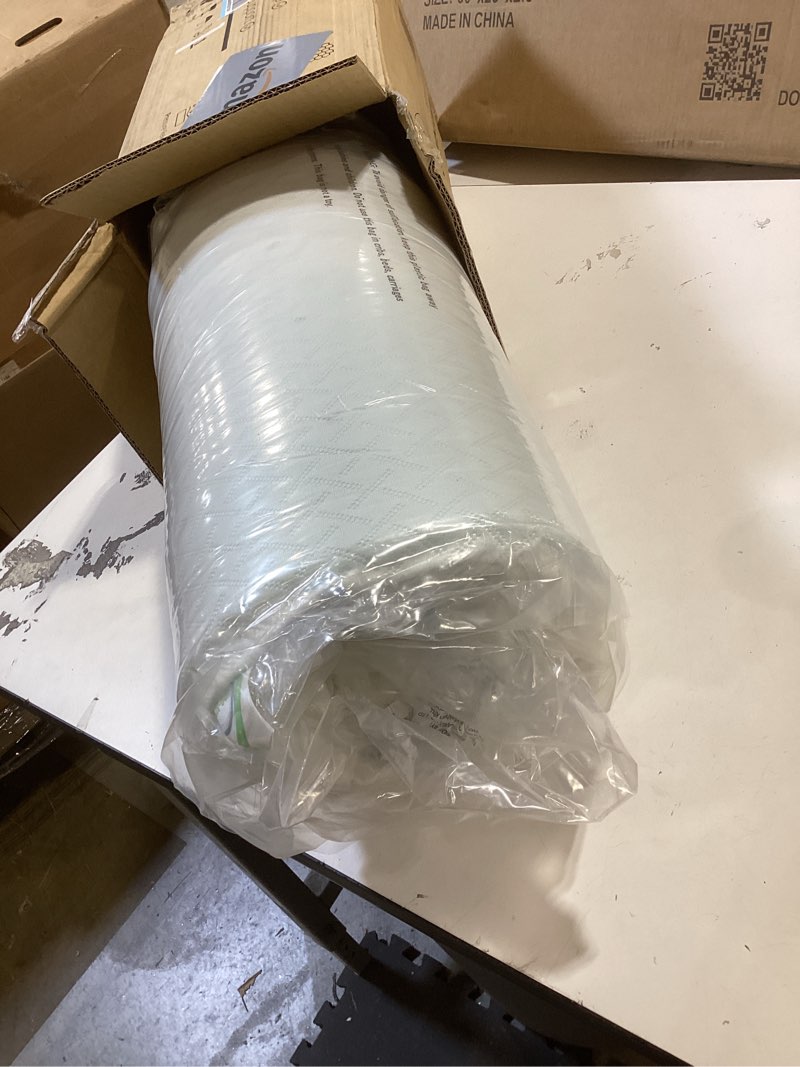 Condition photo showing Good Condition for 3 inch gel memory foam mattress topper twin size, cooling bed topper for pressure relief with removable breathable soft cover, certipur-us certified 3 inch(topper with white cover) twin