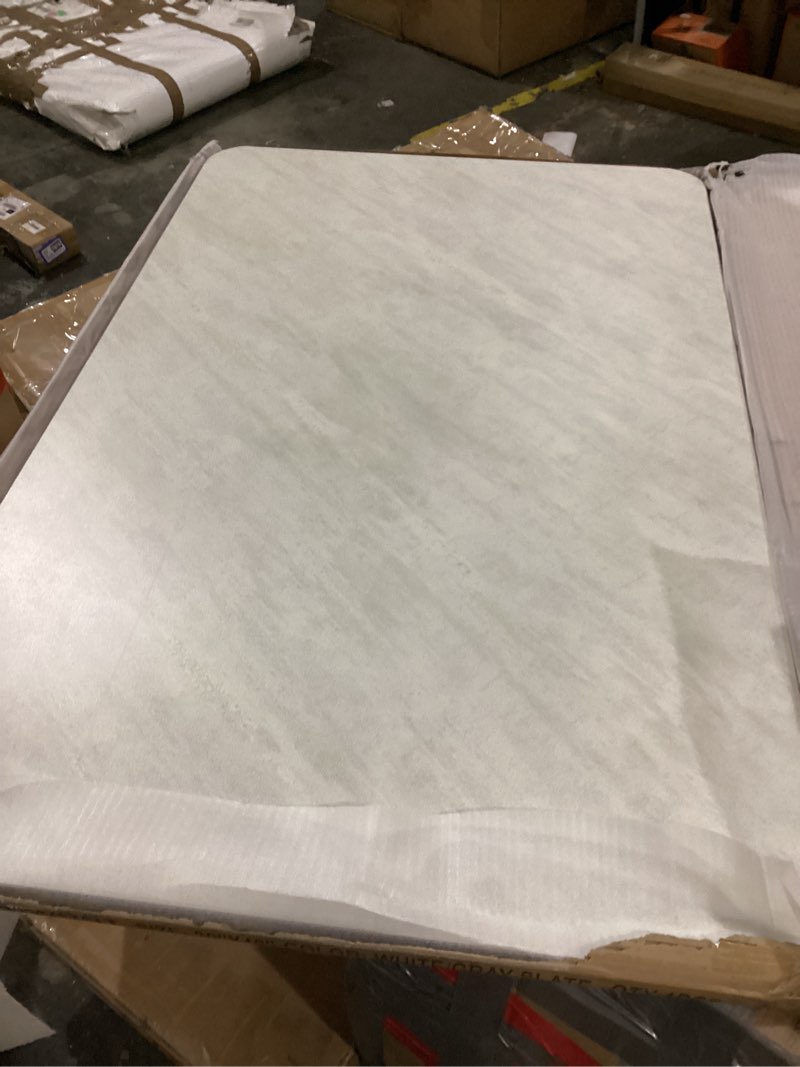  (Only the base of the table) Lancaster Table & Seating 30\\\" x 48\\\" Reversible Gray / White Laminated Bar Height Table and Base Kit with 5\\\" x 22\\\" Cast Iron Base