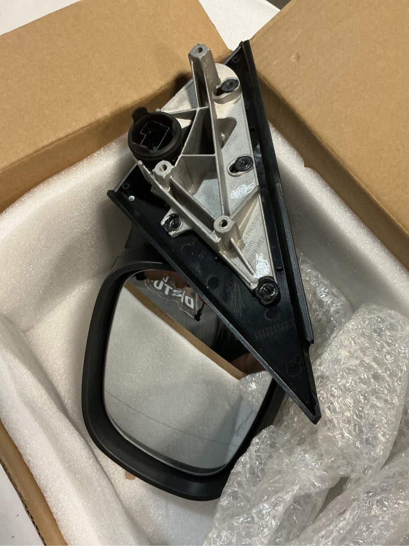 Condition photo showing Good Condition for glossy black, passenger side mirror assembly, fit for bmw x3 2011-2014, w/power adjustment heated side view, w/o blind spot camera power fold turn signal, rear view mirror 3 pins auto parts