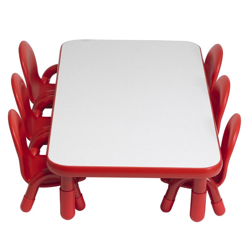 Baseline 5\\\\\\\" Child Chairs - Candy Apple Red SET OF 6 *TABLE NOT INCLUDED*