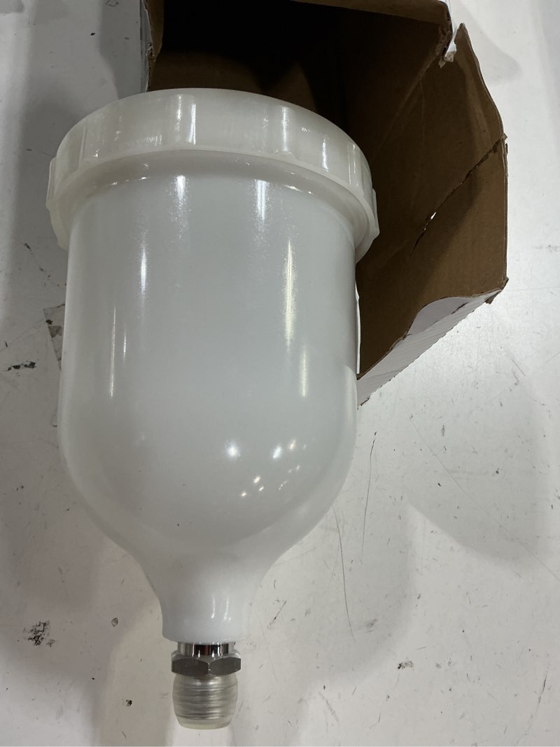 Condition photo showing Good Condition for paint sprayer cup,600ml hvlp paint spray gun cups pot replacement fit for dv1 gti pro tt gfg