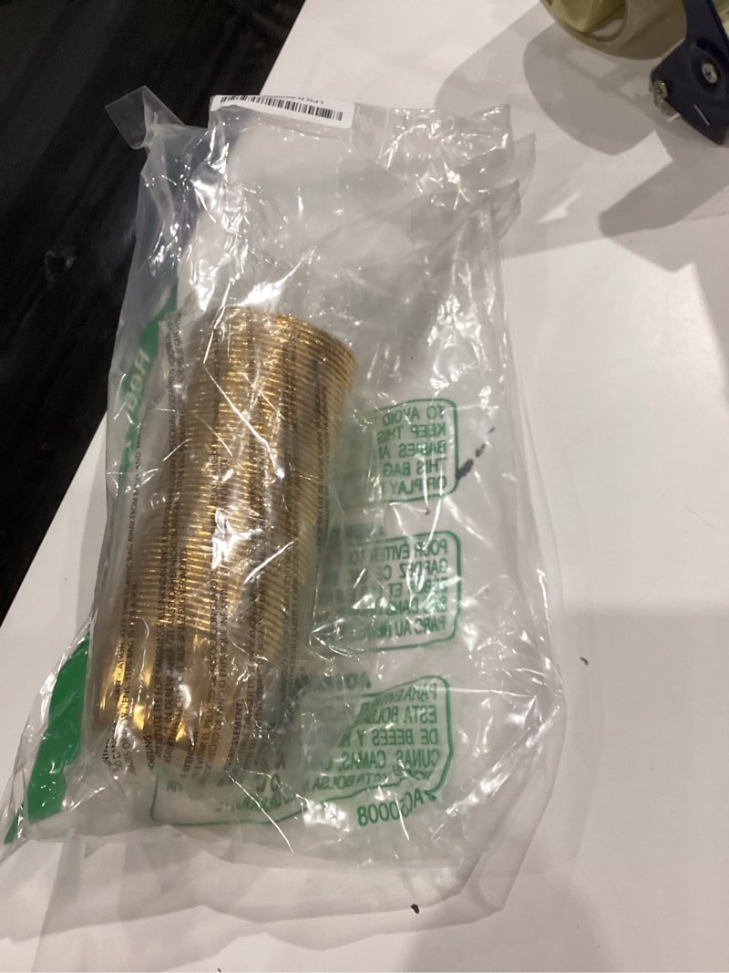 Condition photo showing As Is for uxcell Mini Metallic Foil Cupcake Liners for Baking, 50 Pcs Muffin Liners Cupcake Holders Greaseproof Wrappers for Wedding, Showers, Gift, Gold