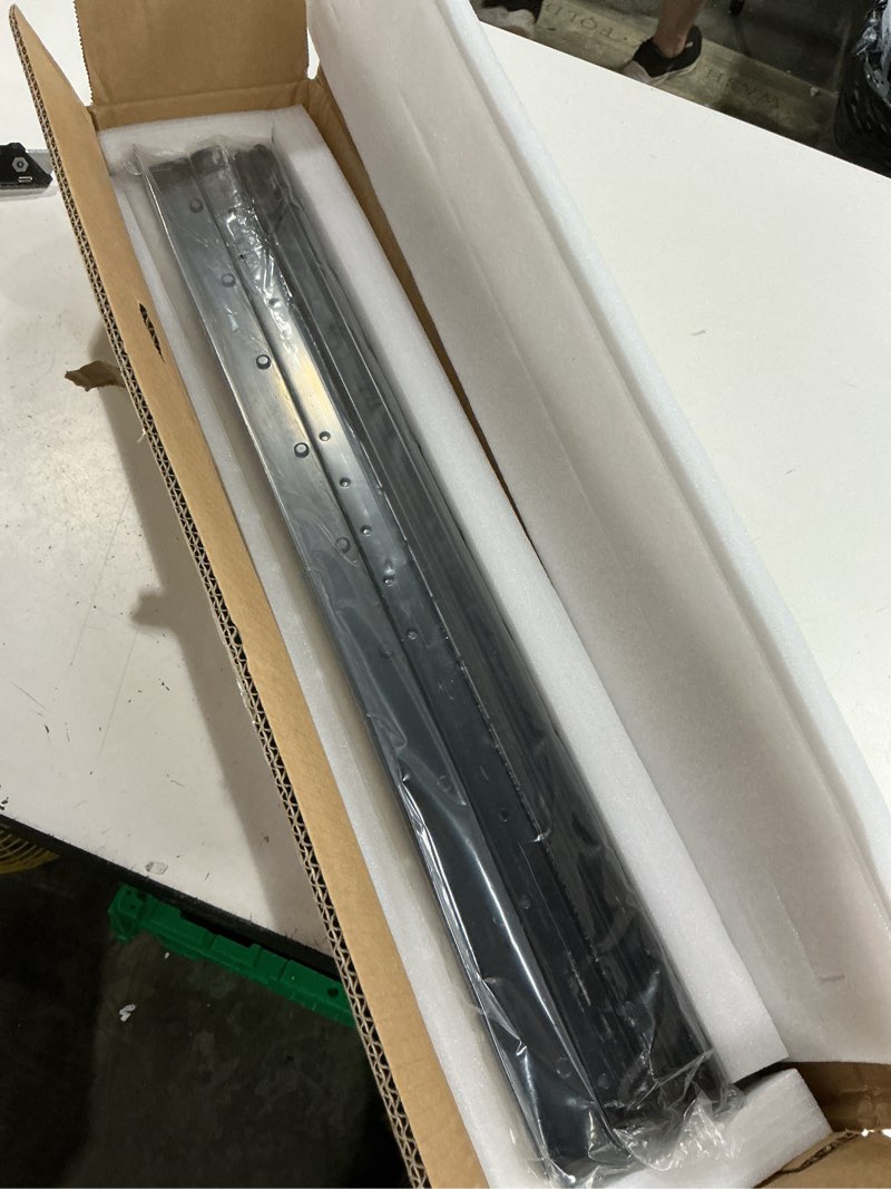 Condition photo showing New/Like New for necilo 24 inch undermount heavy duty drawer slides, 260 lbs load capacity, full extension ball bearing, concealed drawer slides suitable for under-stair and base cabinet, bottom mount, 1 pair 24 inch heavy duty undermount