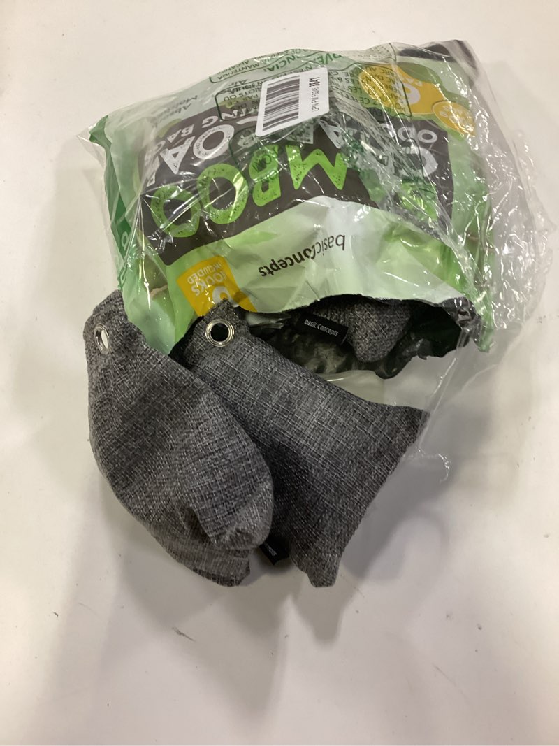 Condition photo showing Good Condition for Charcoal Odor Absorber for Strong Odor (6 Pack, 100g each), Bamboo Charcoal Air Purifying Bag, Basement Musty Odor Eliminator Deodorizer, Activated Charcoal Odor Absorber for Closet, Shoe, Car 6 x 100g