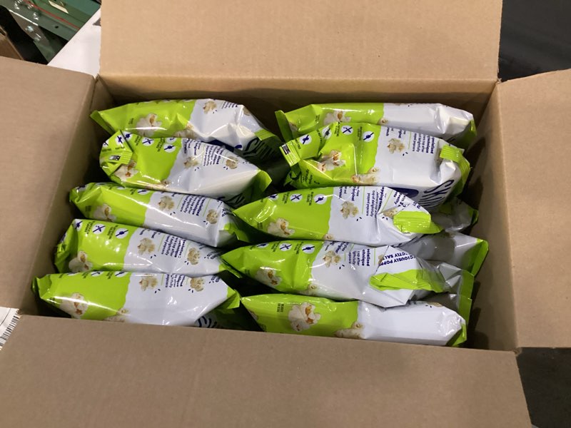 Condition photo showing New/Like New for SkinnyPop Popcorn, Original, Whole Grain, Dairy-Free Snack, 0.65oz Bags (30ct)