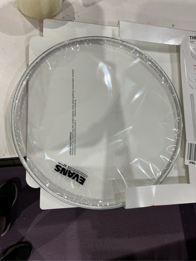 Condition photo showing As Is for evans clear 200 snare side drum head, 13 inch
