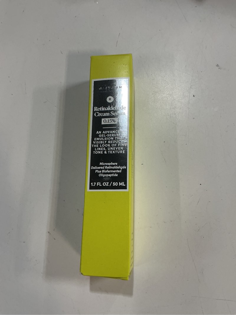 Condition photo showing New/Like New for Naturium Retinaldehyde Cream Serum 0.15%, Advanced Anti-Aging & Smoothing Potent Face & Skin Care, 1.7 oz 1.70 Fl Oz (0.15%)