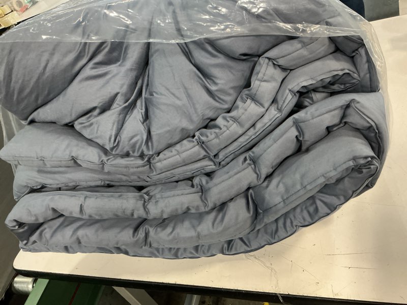 Condition photo showing Good Condition for quince(incomplete 1 piece) organic cotton sateen comforter set, king/cal king, mineral