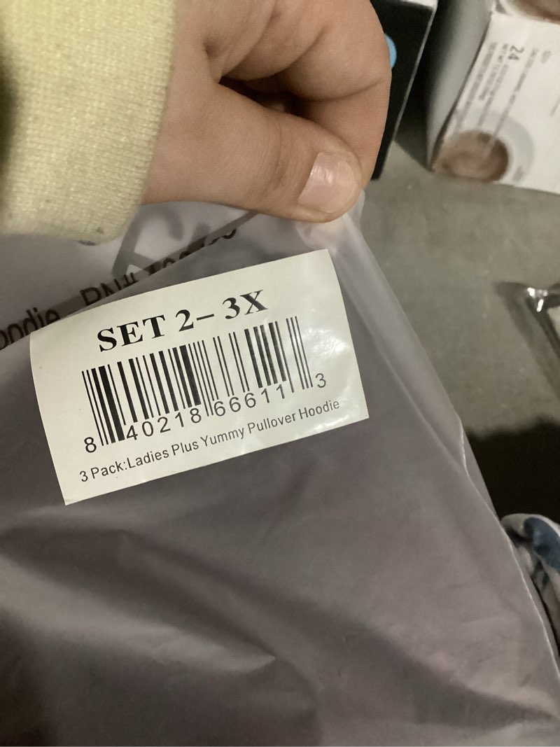 real essentials 3 pack: women's dry fit long-sleeve hoodie pullover sweatshirt pocket - active loung