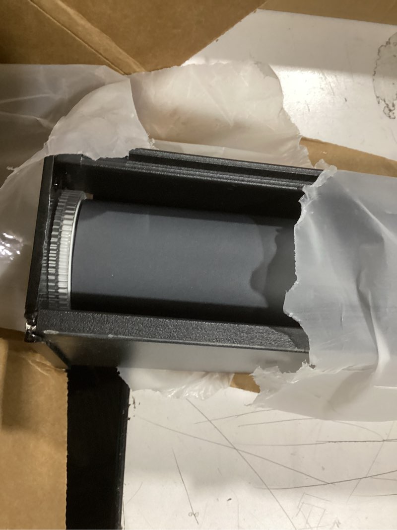 Condition photo showing Good Condition for AOSKY Blackout Roller Shades Cordless Blinds for Windows, Free-Stop Shades with Valance, Thermal Insulated Fabric, UV Protection, Natural Woven Blinds for Home and Office (40" W x 72" H, Black) Black 40"W x 72"H
