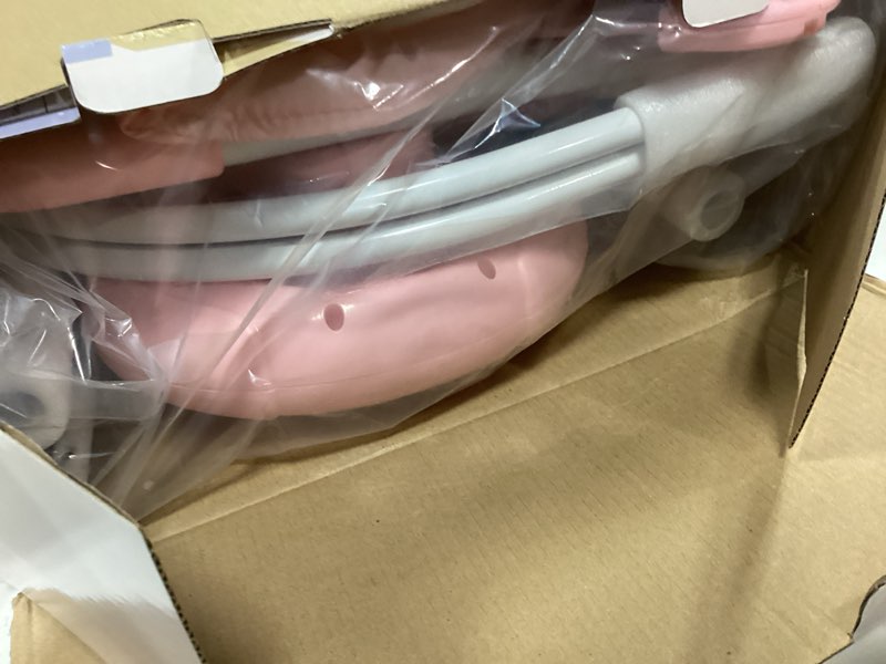 Condition photo showing Good Condition for Baby Swings for Infants, Baby Girl Swing for Newborn, Portable Infant Swing with Music, Adaptable Speed, Timing, Soft Cushion, 0-9 Months 20 lbs(Pink) Angel Princess