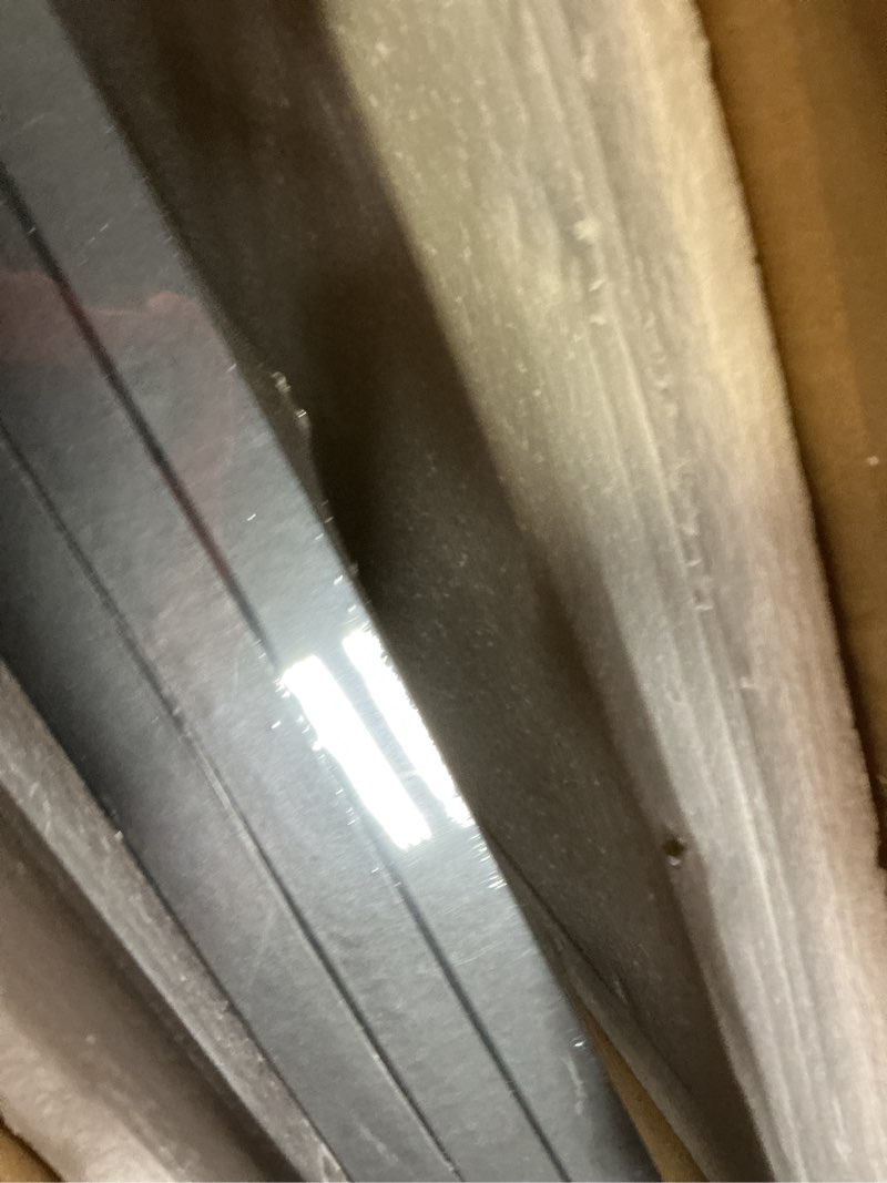 Condition photo showing New/Like New for 24x36 picture frame black set of 3, display pictures 20x30 with mat or 24 x 36 without mat, poster frames 24x36 for wall hanging horizontal and vertical black 24x36(3pk)