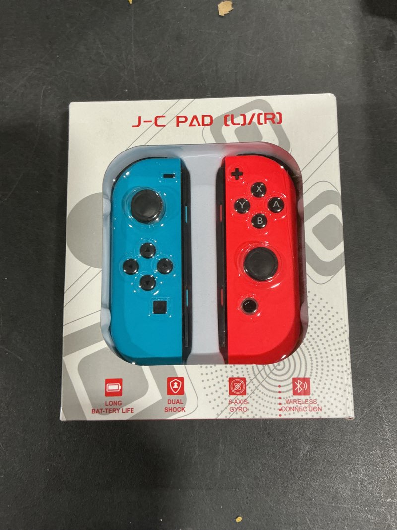 Condition photo showing New/Like New for (Color varies) KOTILE Switch Controllers,Left Right Gamepad Compatible with Switch/Lite/OLED,Controllers Supports Screenshot/Wake-up Function/Motion Control(BY6)