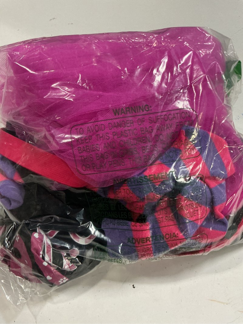 Condition photo showing Good Condition for Liitrsh 6 Pcs Striped Cat Costume for Women with Pink and Purple Striped Cat Sock Arm Cover Cat Tail Faux Fur Ear Headband Suspender Clip Tutu Tulle Petticoat for Halloween Cosplay