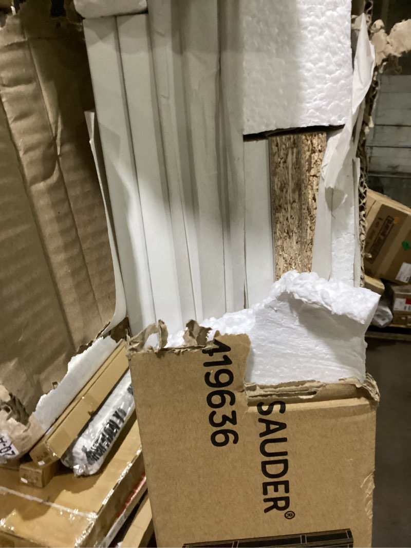 Condition photo showing Good Condition for sauder select storage cabinet/ pantry cabinets, white finish