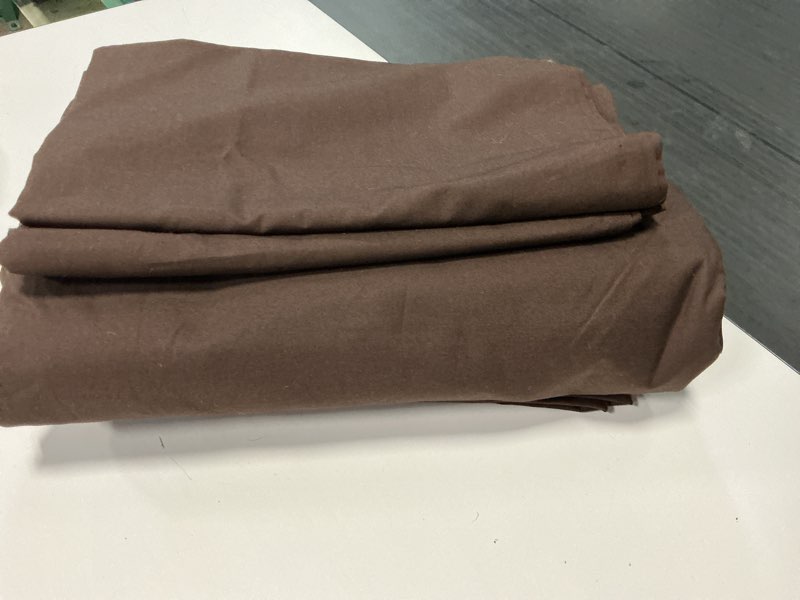 Condition photo showing Good Condition for organic crisp percale duvet cover set, full/queen, espresso