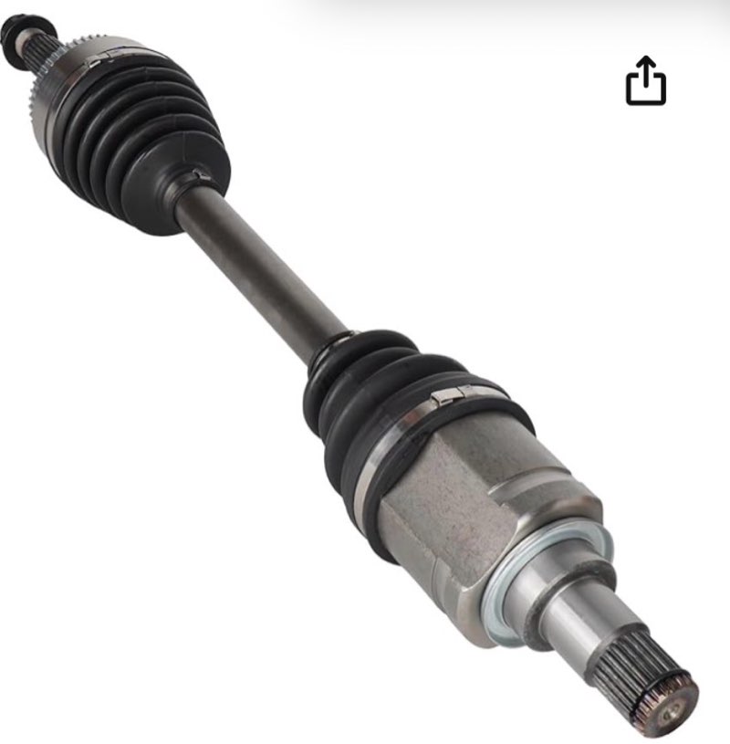 new front left cv axle shaft assembly fits for toyota camry 2012 2013 2014 2015 2016 2017, 2.5l gas & fhev, driver side axle, for 66-5410