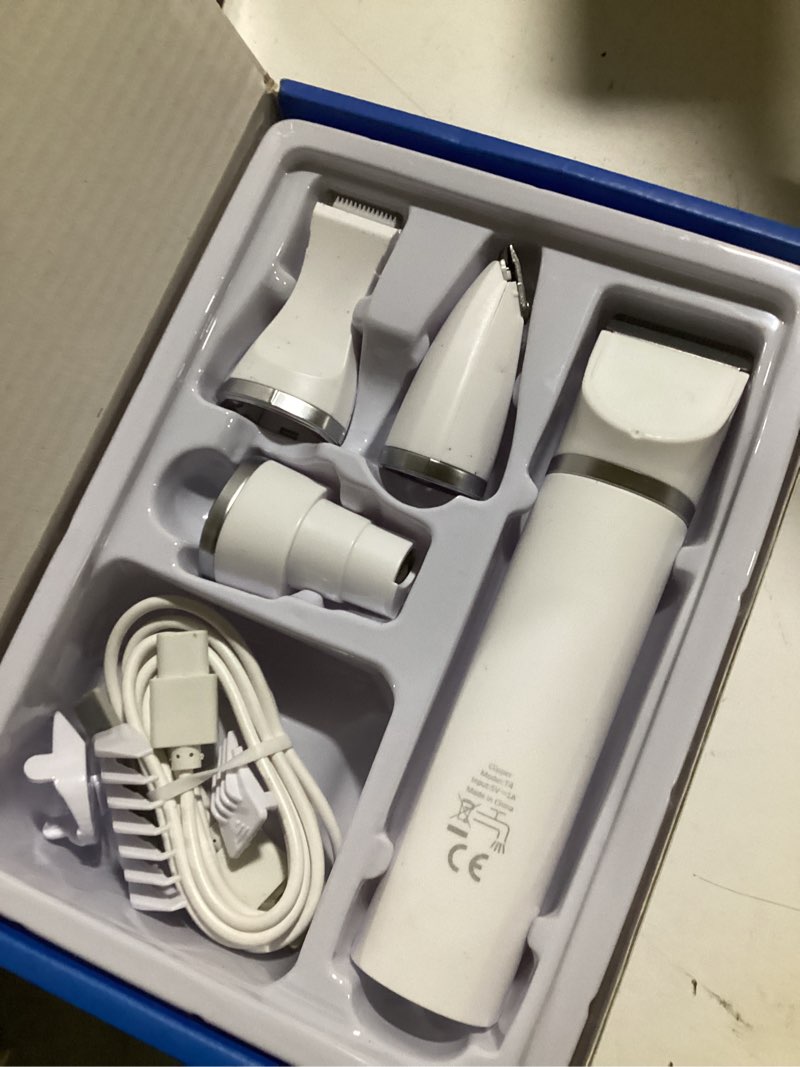 Condition photo showing Good Condition for veeconn dog clippers grooming kit hair clipper-low noise paw trimmer- rechargeable - cordless quiet nail grinder shaver for cats and other pets white