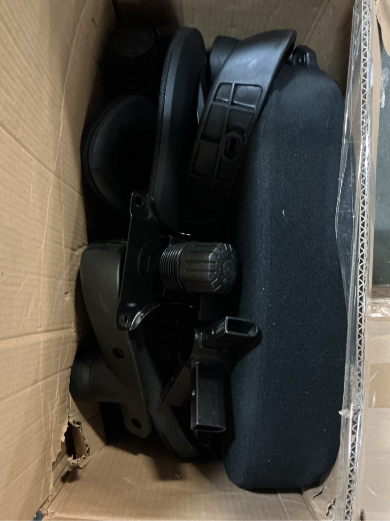 Condition photo showing Good Condition for Office Chair Ergonomic Office Chair with Lumbar Support, Head Support, Rocking Function, FILP-up Armrests, Mesh High Back Chair Home Office Desk Chair, Suitable for Home, Office, Black