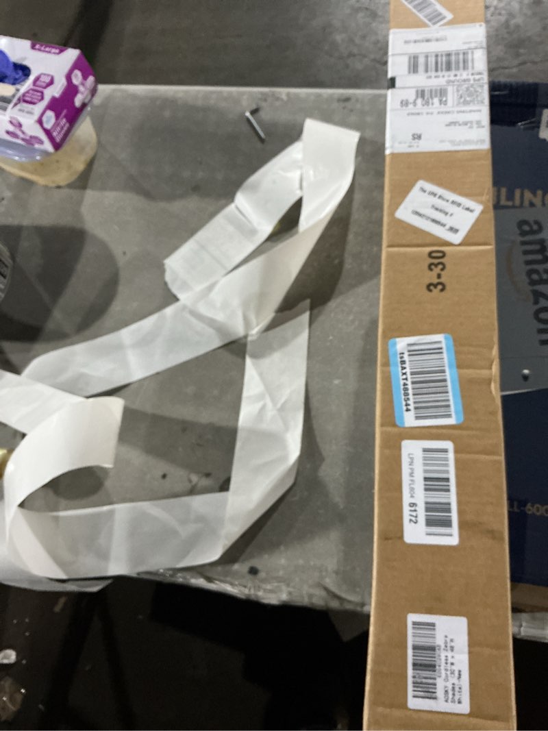 Condition photo showing Good Condition for AOSKY Cordless Zebra Blinds for Windows Pull Down Roller Window Shades Dual Layer Light Filtering Privacy for Day and Night, Free-Stop Door Shades for Home Easy to Install (30" W X 48" H?White) 30"W x 48"H White