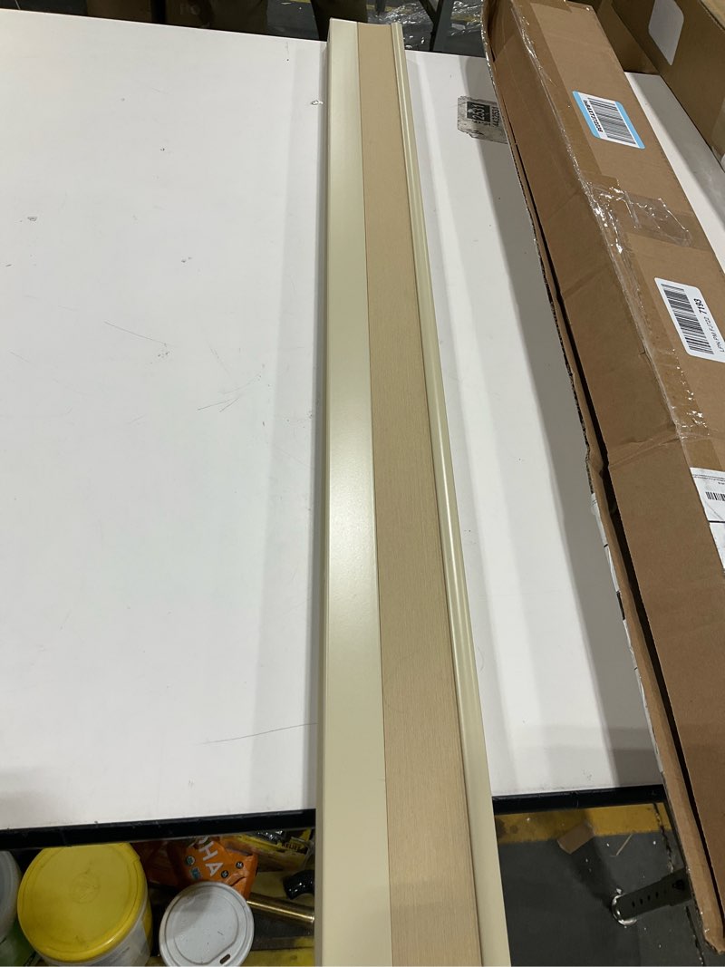 Condition photo showing Good Condition for lazblinds cordless cellular shades, blackout privacy honeycomb shades for home, thermal insulation noise reduction blinds for windows, 33'' w x 48'' h, cream blackout-cream 33'' w x 48'' h