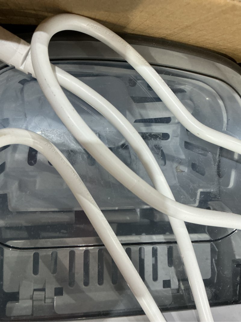 Condition photo showing As Is for frigidaire efic189-silver compact ice maker, 26 lb per day, silver