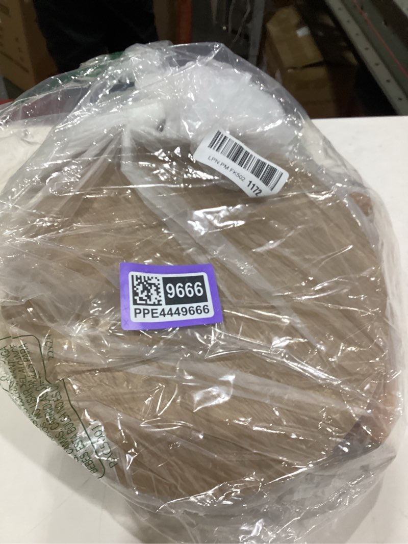 Condition photo showing New/Like New for Masupu Round Side Table, Small End Table for Small Spaces, Pedestal Drink Table with Solid Wood Leg for Living Room, Bedroom, Corners(Natural) 04.natural